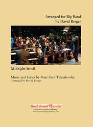 Midnight Stroll Jazz Ensemble sheet music cover Thumbnail